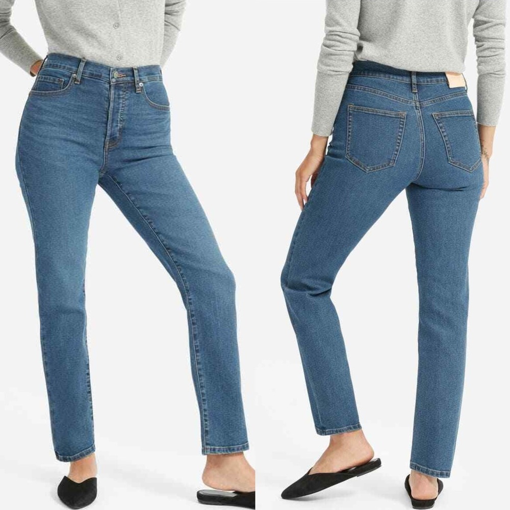 Everlane High Rise‎ Slim Straight Jeans (26 Regular)